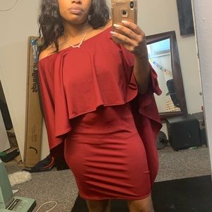 Burgundy dress size medium
